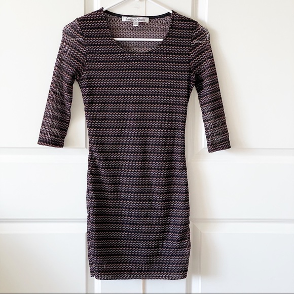 Lovers + Friends Sway Chevron Mesh Mini Dress - Picture 2 of 11